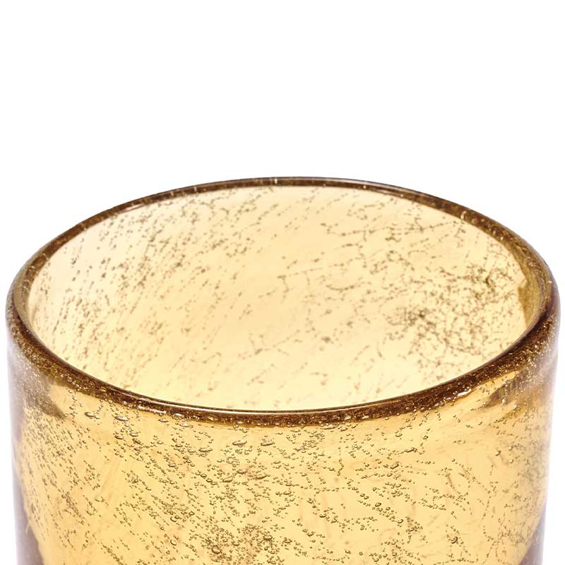 DGガラスナローポット＆ソーサーH10 サンシャイン