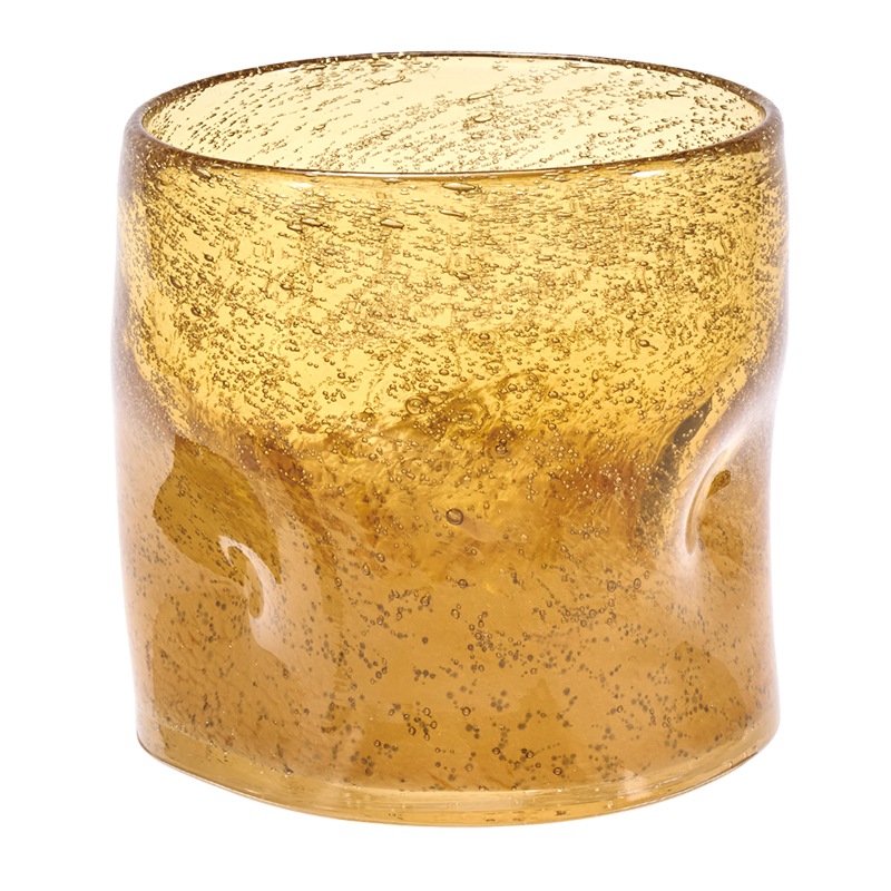 DGガラスナローポット＆ソーサーH10 サンシャイン