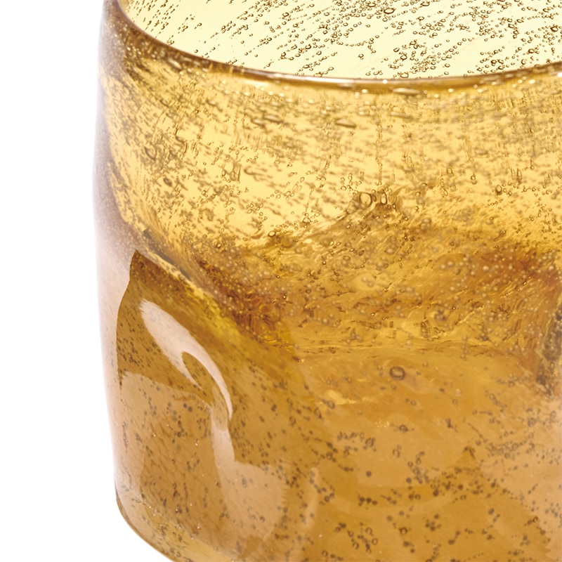 DGガラスナローポット＆ソーサーH10 サンシャイン