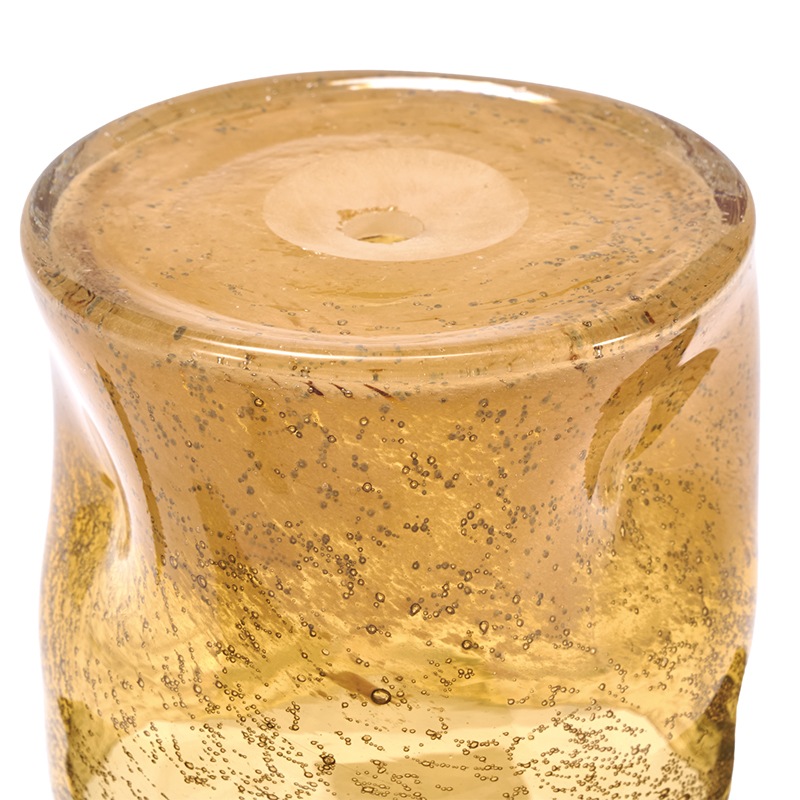 DGガラスナローポット＆ソーサーH10 サンシャイン