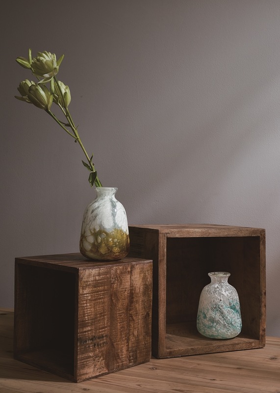 AMナチュラルウッドキューブBOXH15.5