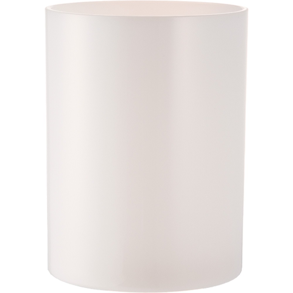 【割れない花瓶!?ポリカ】PVシリンダーホワイトφ15xH20