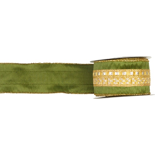 @WR GOLDEN CHECKS GREEN 幅63mm★廃番