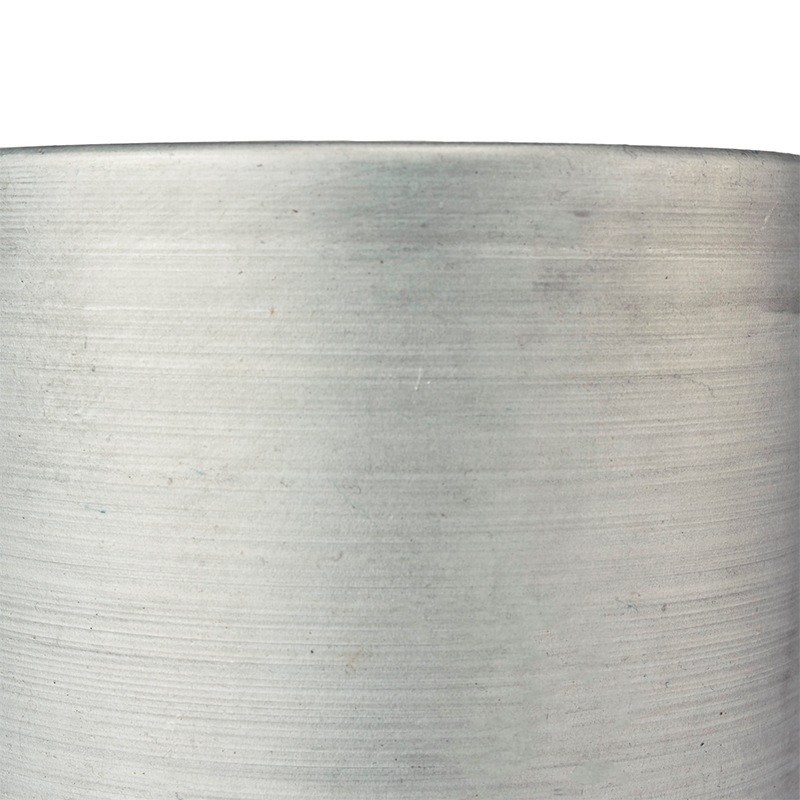 MC円柱メタルecoポット皿付|鉄はエコ|ナチュラルアイアンマット#3