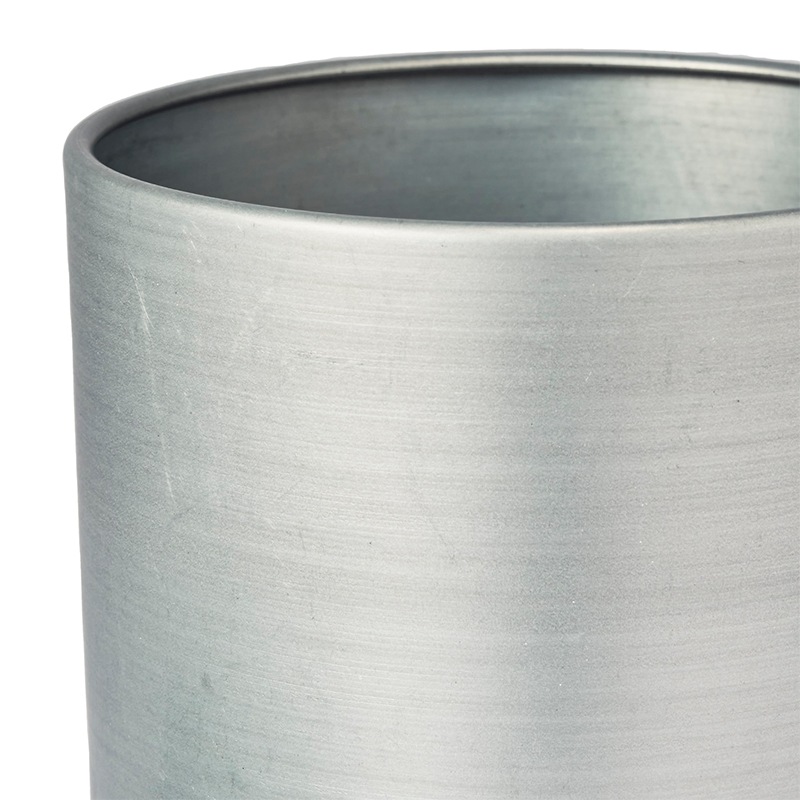 MC円柱メタルecoポット皿付|鉄はエコ|ナチュラルアイアンマット#3