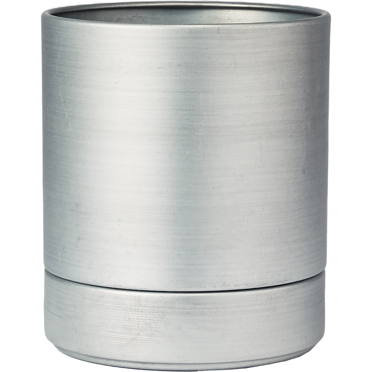 MC円柱メタルecoポット皿付|鉄はエコ|ナチュラルアイアンマット#3