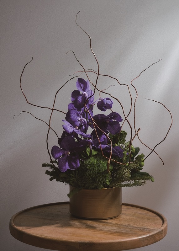 AMウッドプレートスタンドゴールド　φ40xH20