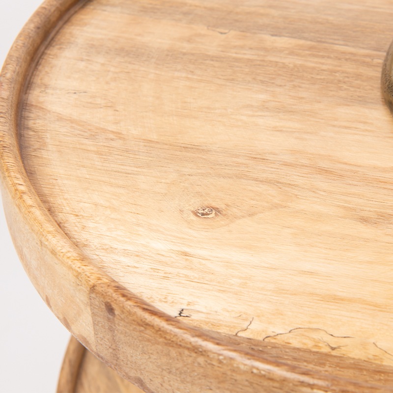 AMウッドプレートスタンドゴールド　φ40xH20