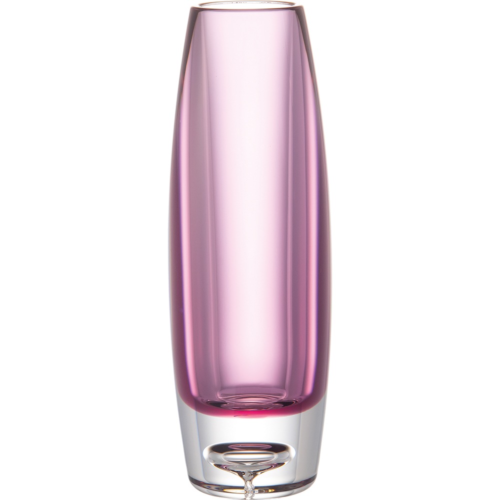 【割れない花瓶!?ポリカ】PV一輪挿しスリムパープルφ6xH18