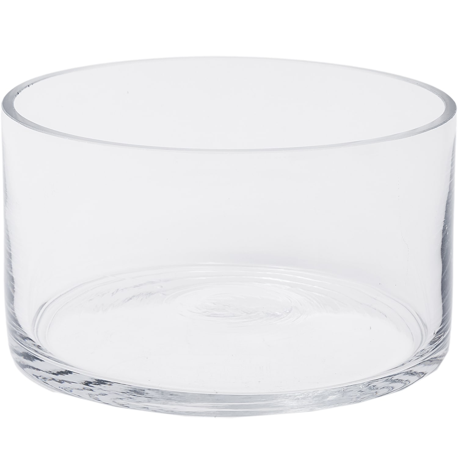 Tom円形浅型グラスM φ14×H8 | ガラスの花瓶・花器 | 花の資材通販ホワイエ