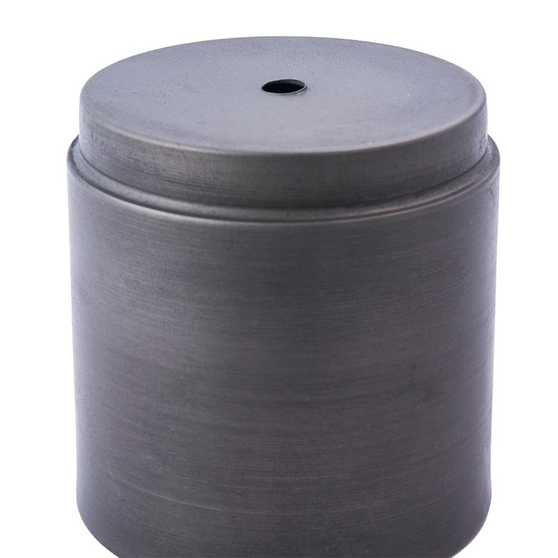 MC円柱メタルecoポット皿付|鉄はエコ|ダークブラック#3