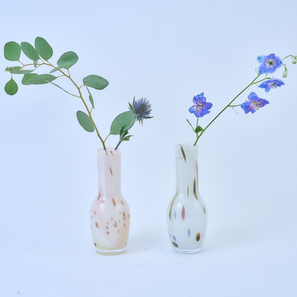 DGマラッカベースφ7(4)xH18(5) yo-yo | ガラスの花瓶・花器