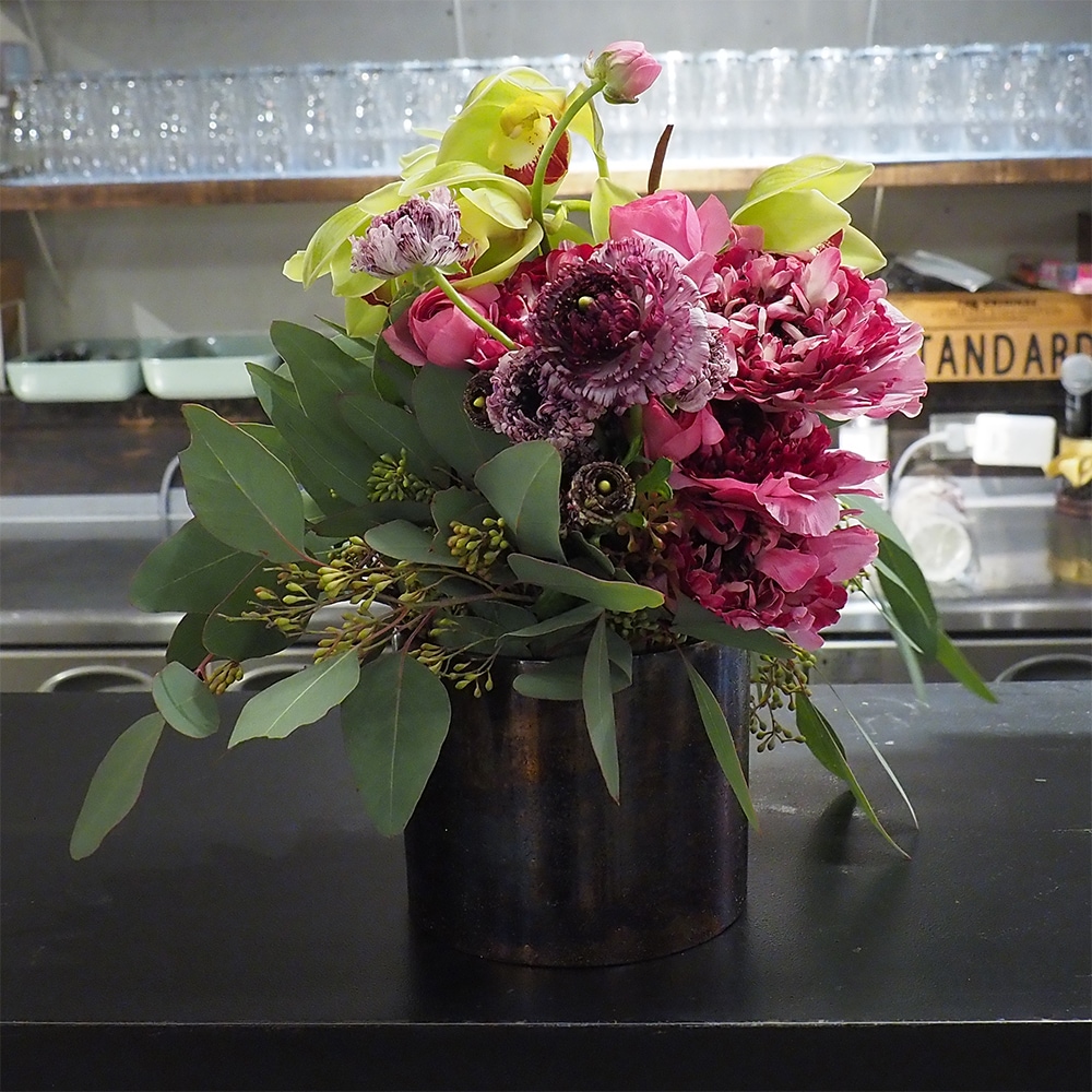 AMシリンダーポット ブラックH11.5【入荷予定あり】【2026年6月下旬入荷予定】