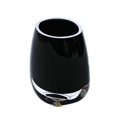 【割れない花瓶!?ポリカ】PVティアドロブラック8x10.5xH13