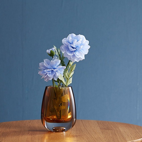 【割れない花瓶!?ポリカ】PVティアドロブラウン 8x10.5xH13