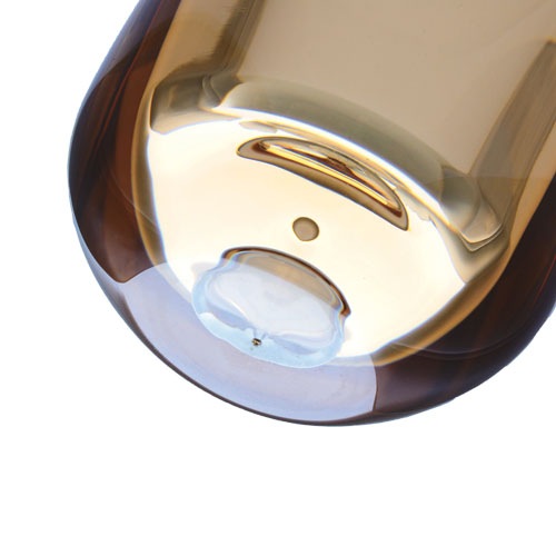 【割れない花瓶!?ポリカ】PVティアドロブラウン 8x10.5xH13