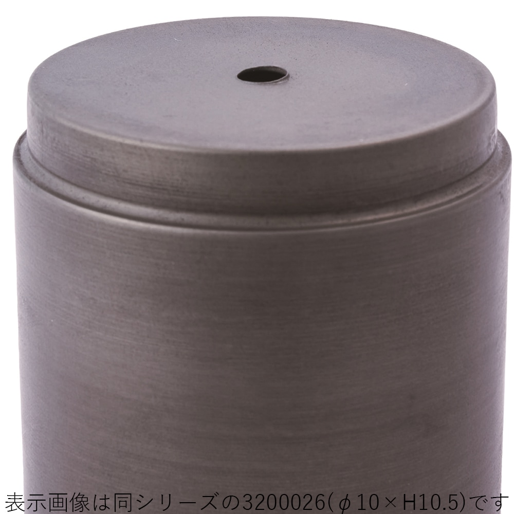 MC円柱メタルecoポット皿付|鉄はエコ|ダークブラック＃3.5