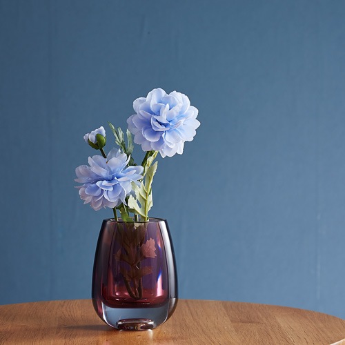 【割れない花瓶!?ポリカ】PVティアドロパープル8x10.5xH13