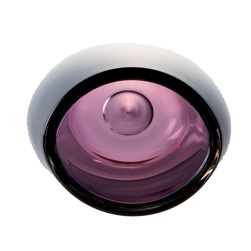 【割れない花瓶!?ポリカ】PVティアドロパープル8x10.5xH13