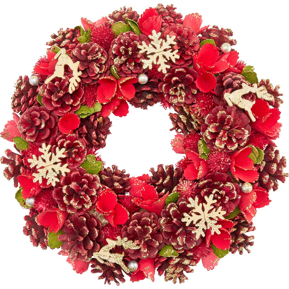 専用】耳型 レッドゴールド Xmas クリスマス ウェルカム フラワー リース 専用】耳型 レッドゴールド Xmas クリスマス ウェルカム フラワー