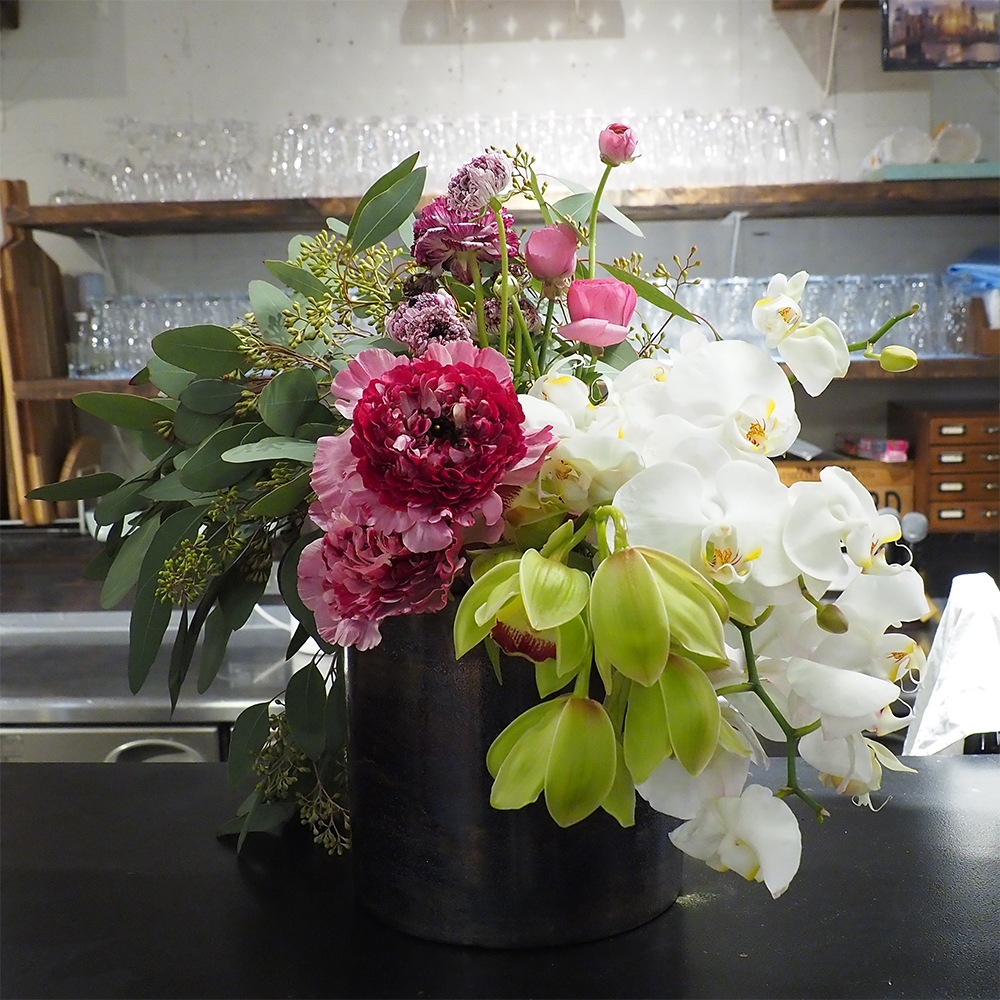 AMシリンダーポット ブラックH17.5