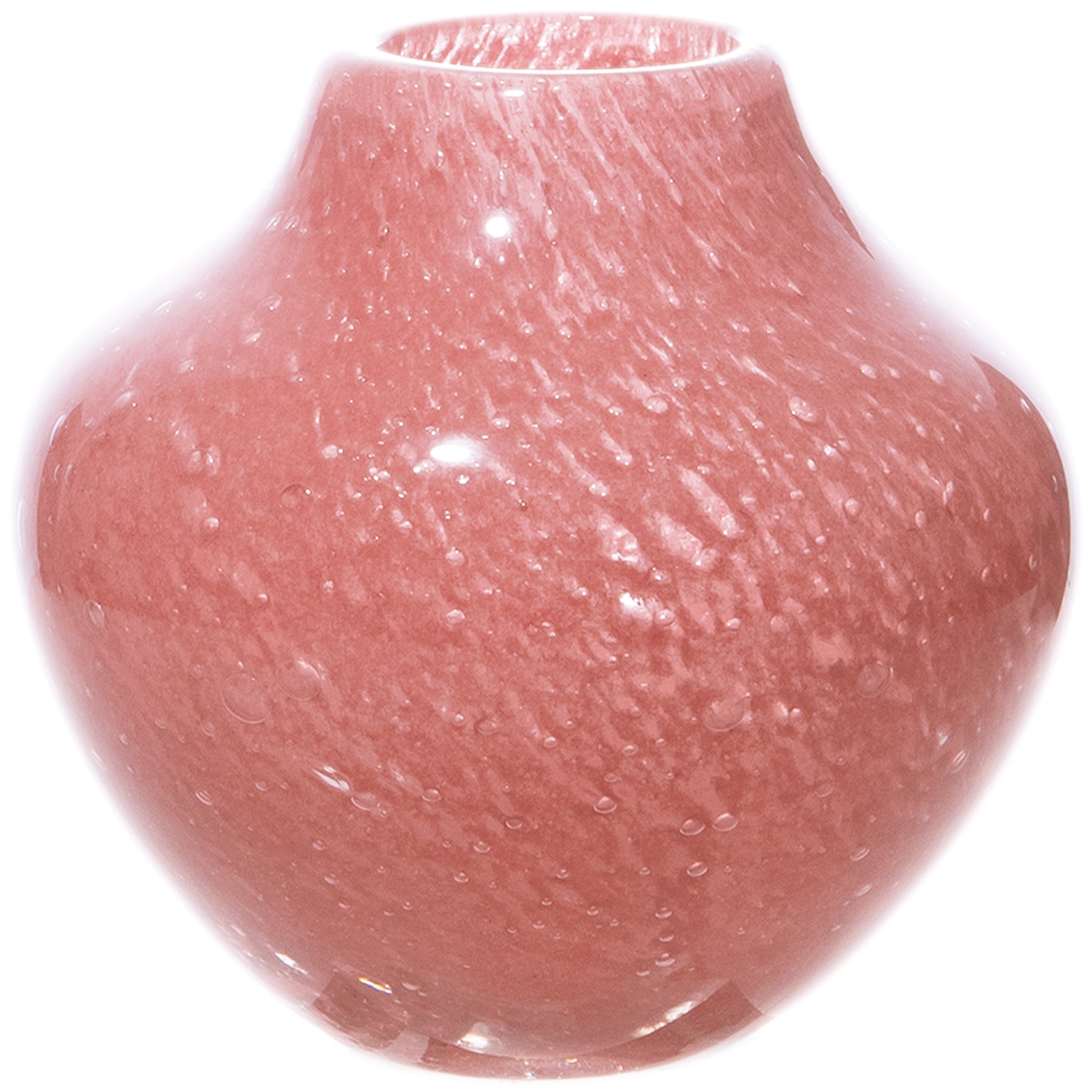 DGガラスキュルットピンク H9.5 | ガラスの花瓶・花器