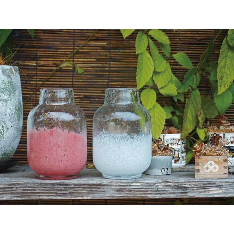 DGボトルH16 クリアピンク@ | ガラスの花瓶・花器 | 花の資材通販ホワイエ