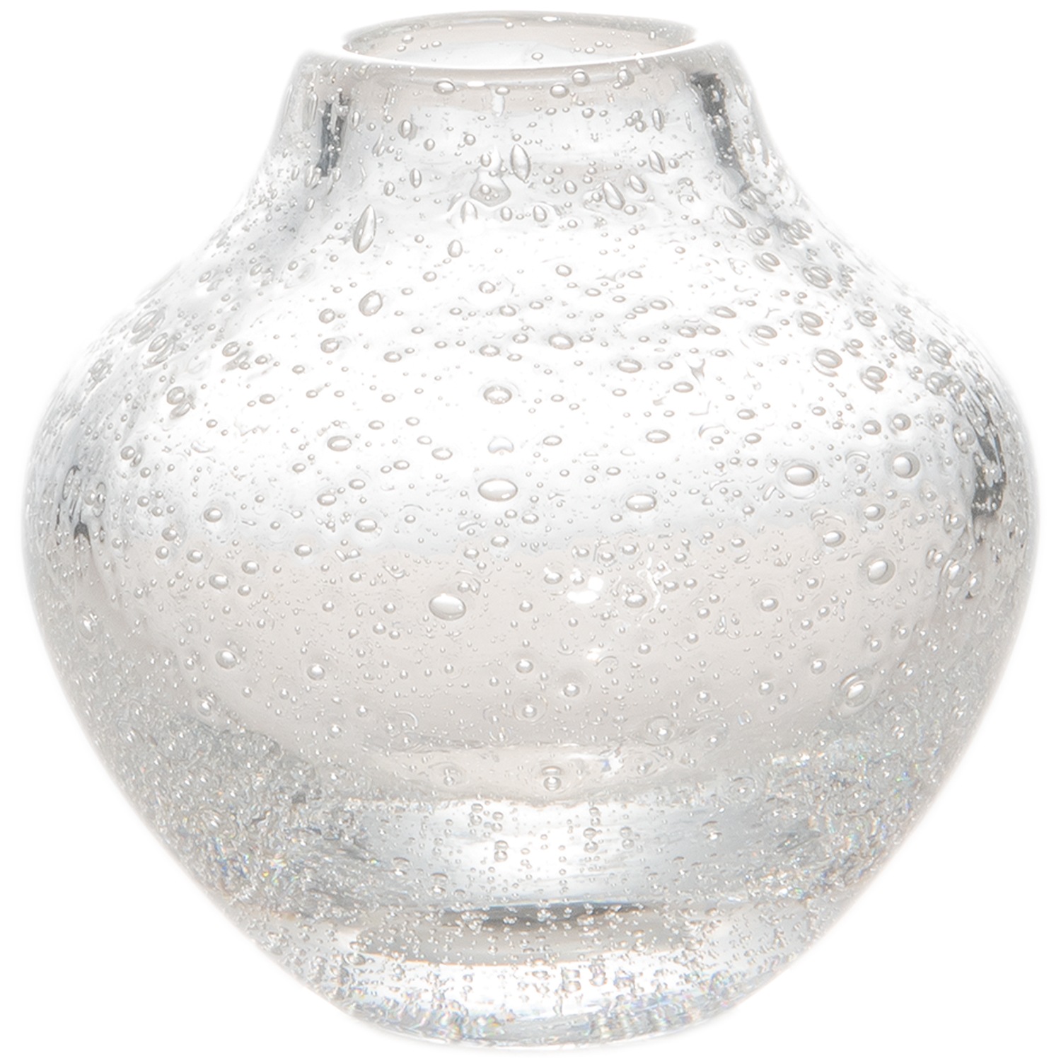 DGガラスキュルットクリアー H9.5 | ガラスの花瓶・花器,ハンドメイド