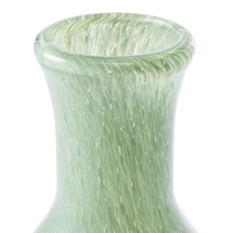 DGガラスアクビーφ10xH16.5 ライトグリーン | ガラスの花瓶・花器