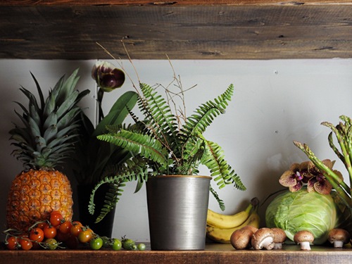 @MC円錐ポット グレーゴールドH14　