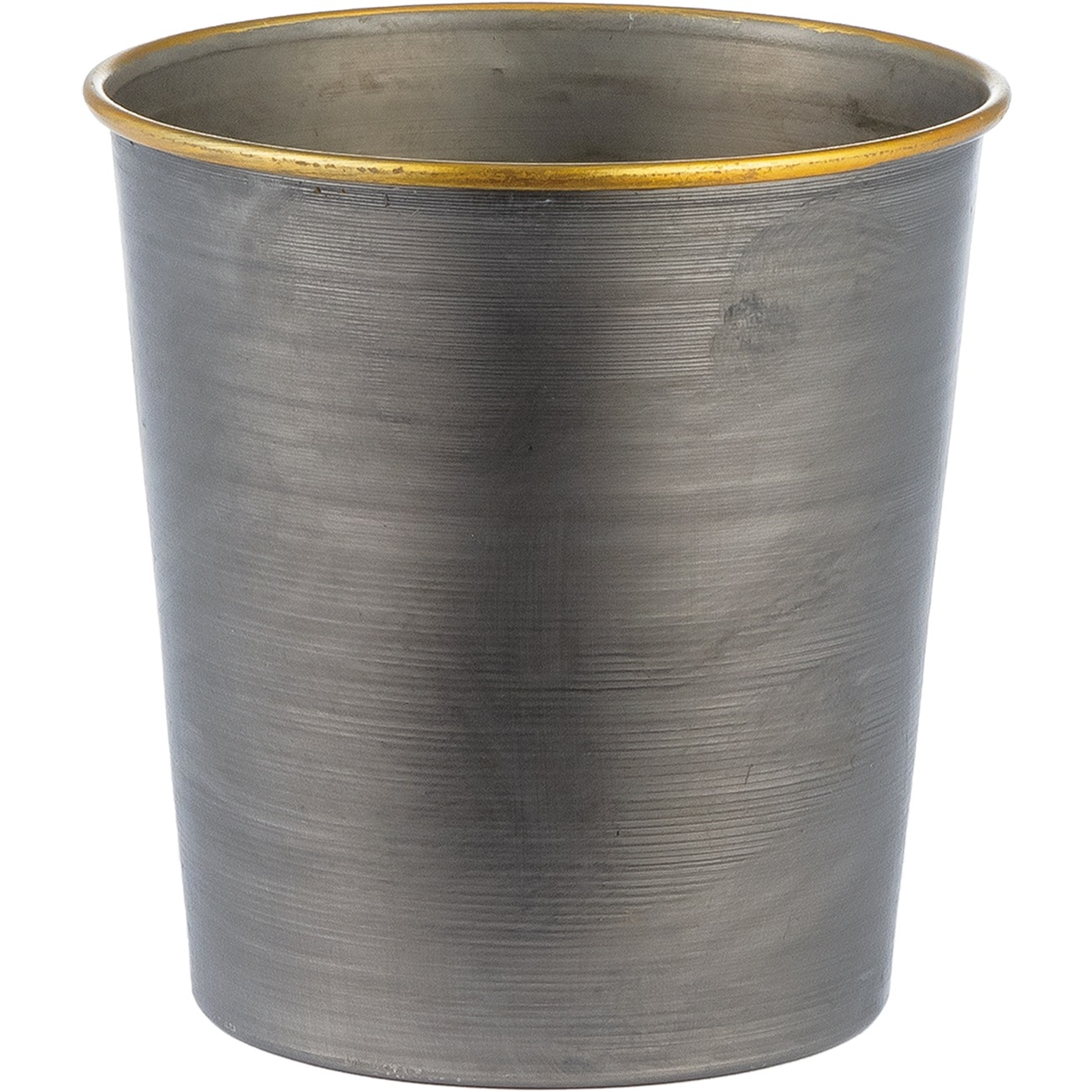 @MC円錐ポット グレーゴールドH14　