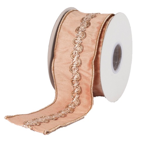 @WR R.G.SCROLL CORD TRIM DUPION BE 幅63mm★廃盤
