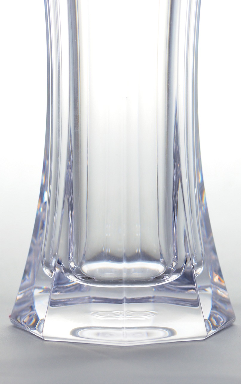 【割れない花瓶!?ポリカ】PVスリムオクタゴンH18