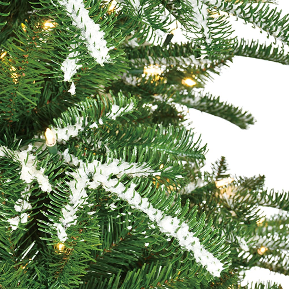 HTスノーフロストツリー ウォームホワイトLEDライト付φ127cmxH2m【別途大型ｻｲｽﾞ料金要商品|北海道/九州/四国/沖縄】