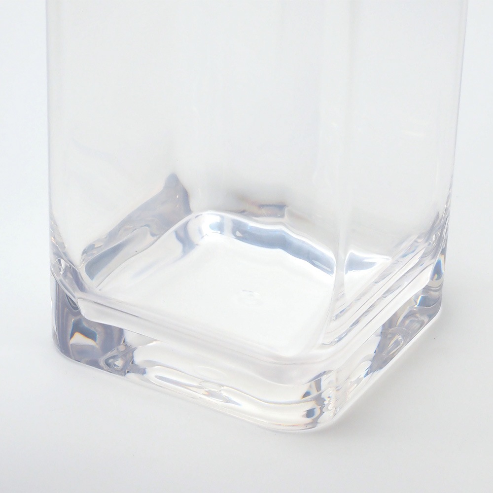 【割れない花瓶!?ポリカ】PV角柱H35