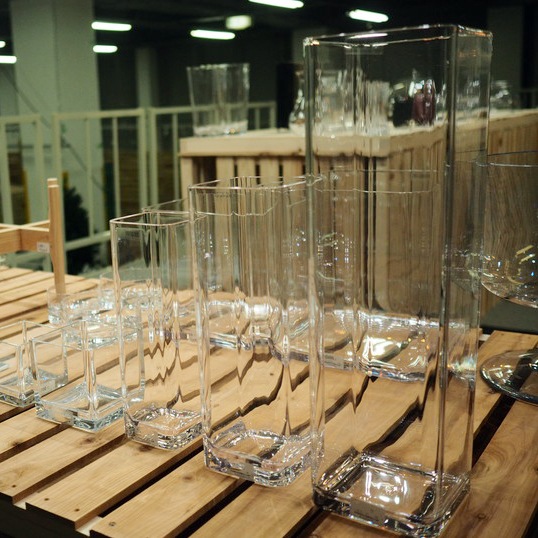 【割れない花瓶!?ポリカ】PV角柱H35