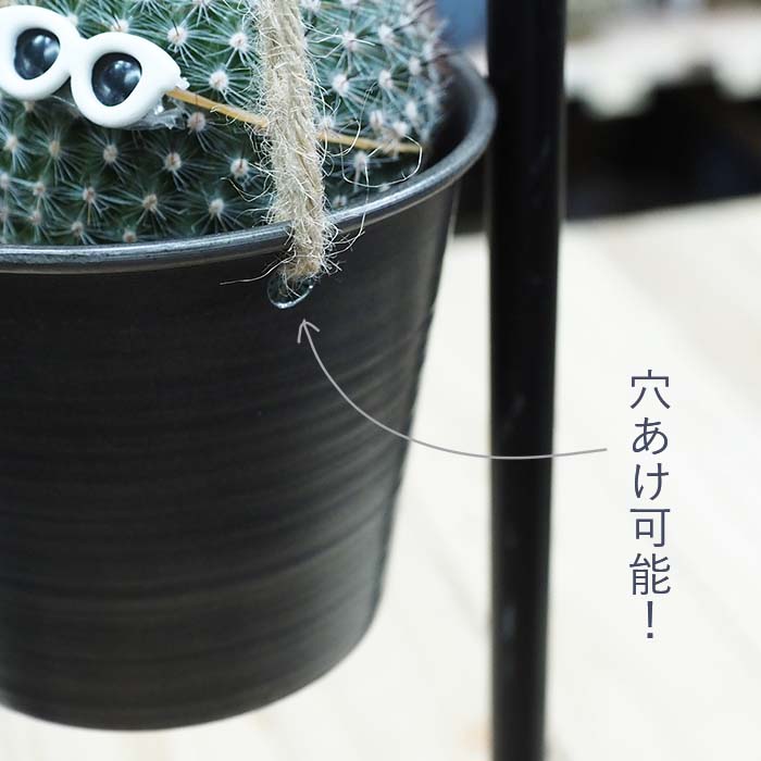 @MC円錐ポットグレーゴールド φ16xH12.5　