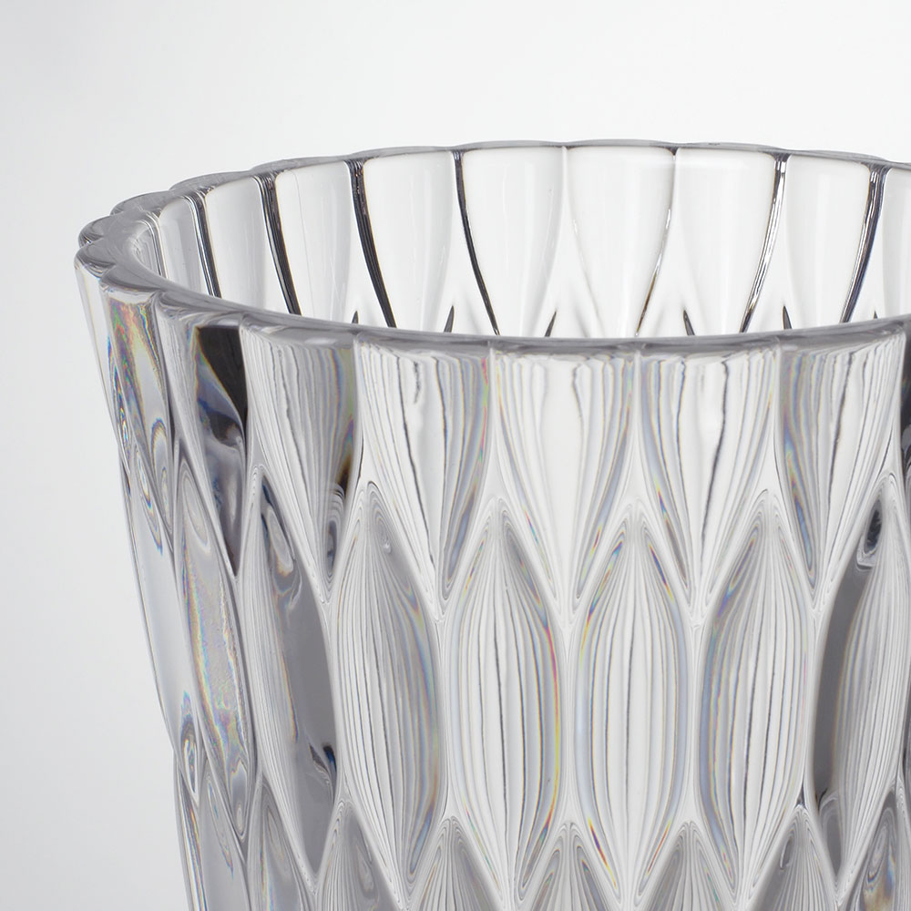 【割れない花瓶!?ポリカ】PVクリスタ円錐クロウH30