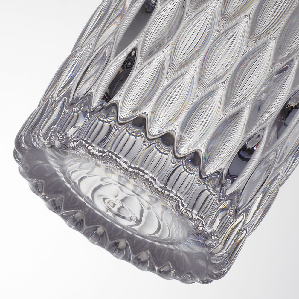 【割れない花瓶!?ポリカ】PVクリスタ円錐クロウH30