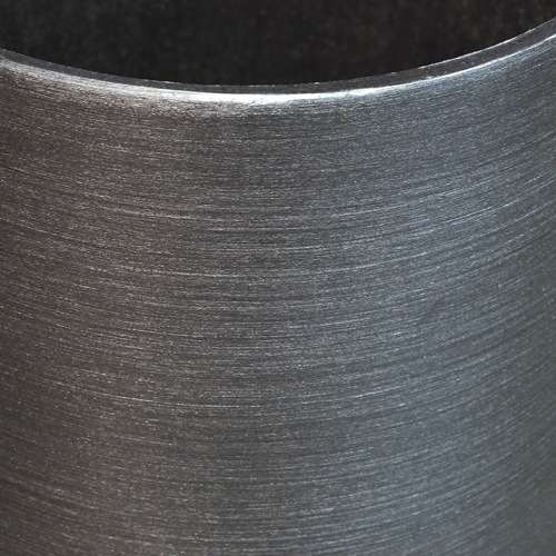 FR円柱ブラックストーンS φ21×H21 | 大型花器 -FRP・ポリエチレン