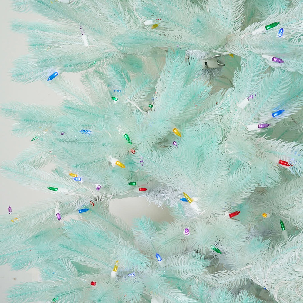 HTオーロラスリムツリー マルチカラーLEDライト付φ112xH2.3m【別途大型ｻｲｽﾞ料金要商品|北海道/九州/四国/沖縄】