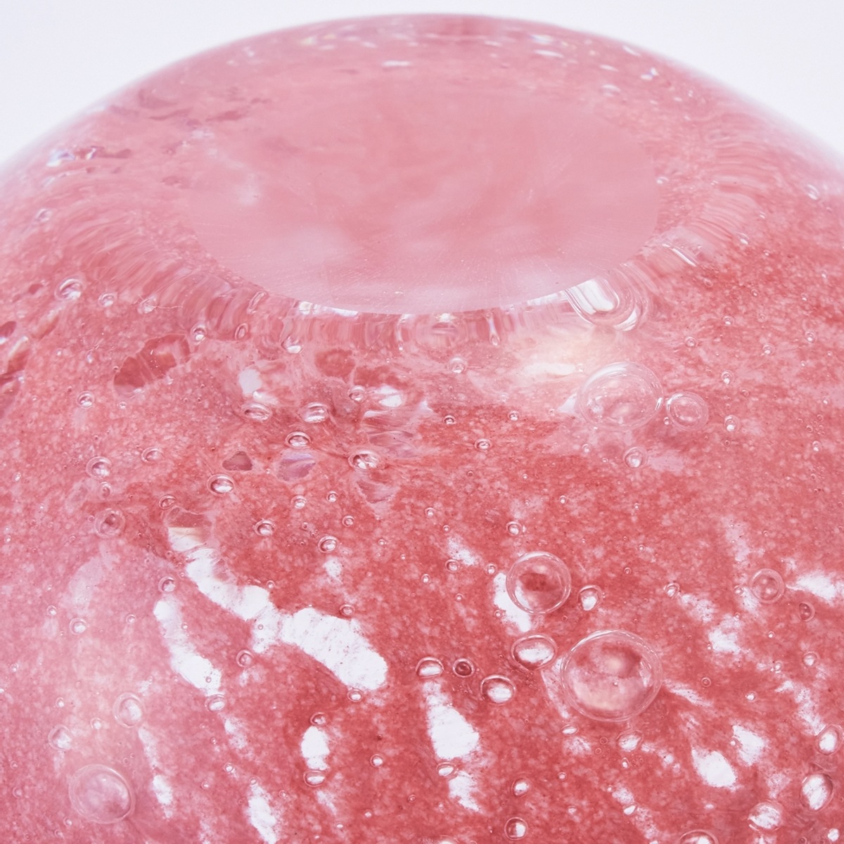 DGポロベースクリアピンク H10 | ガラスの花瓶・花器