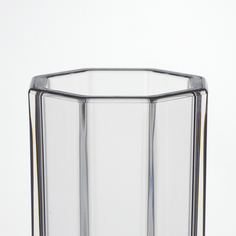 【割れない花瓶!?ポリカ】PVストレートオクタゴンH18