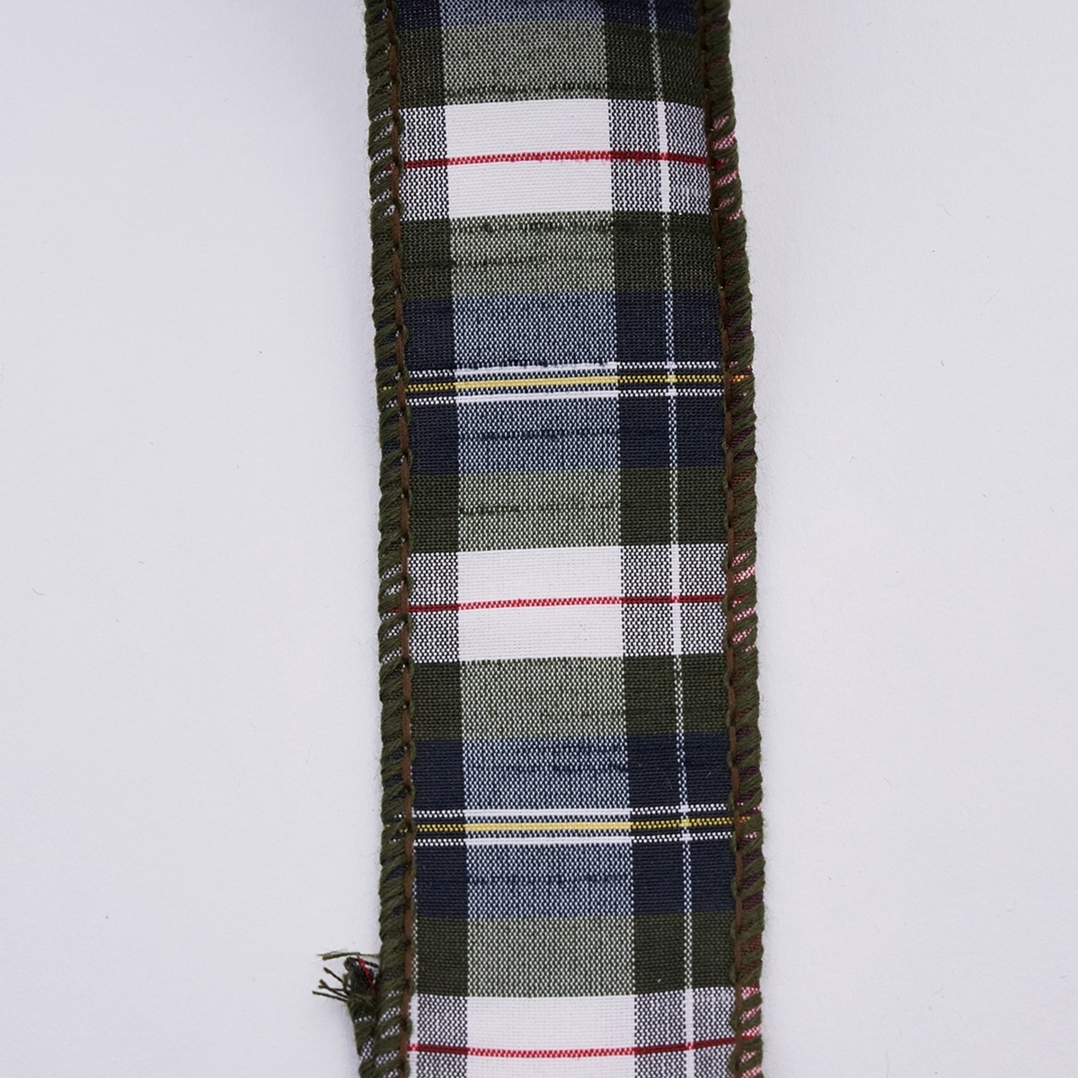 9600072_ワイヤー入りリボン DUPION PLAID BKRD 3.8cm