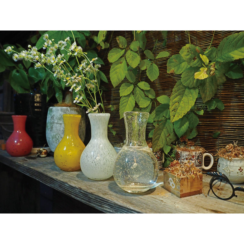 DGガラスアクビーφ10xH16.5 マゼンタ