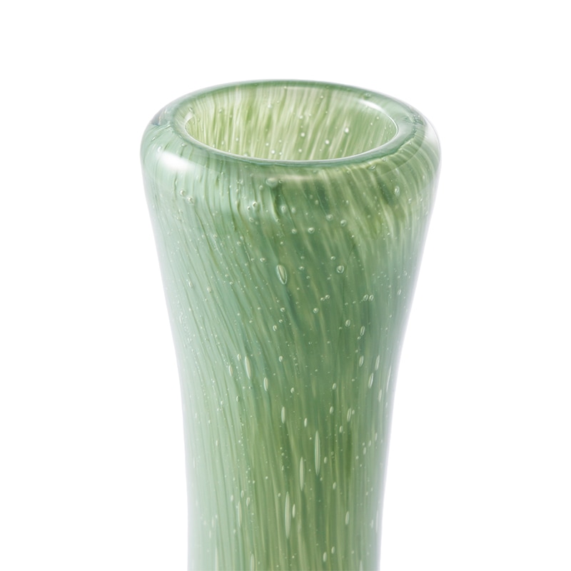 DGウォータードロップH18 ライトグリーン | ガラスの花瓶・花器