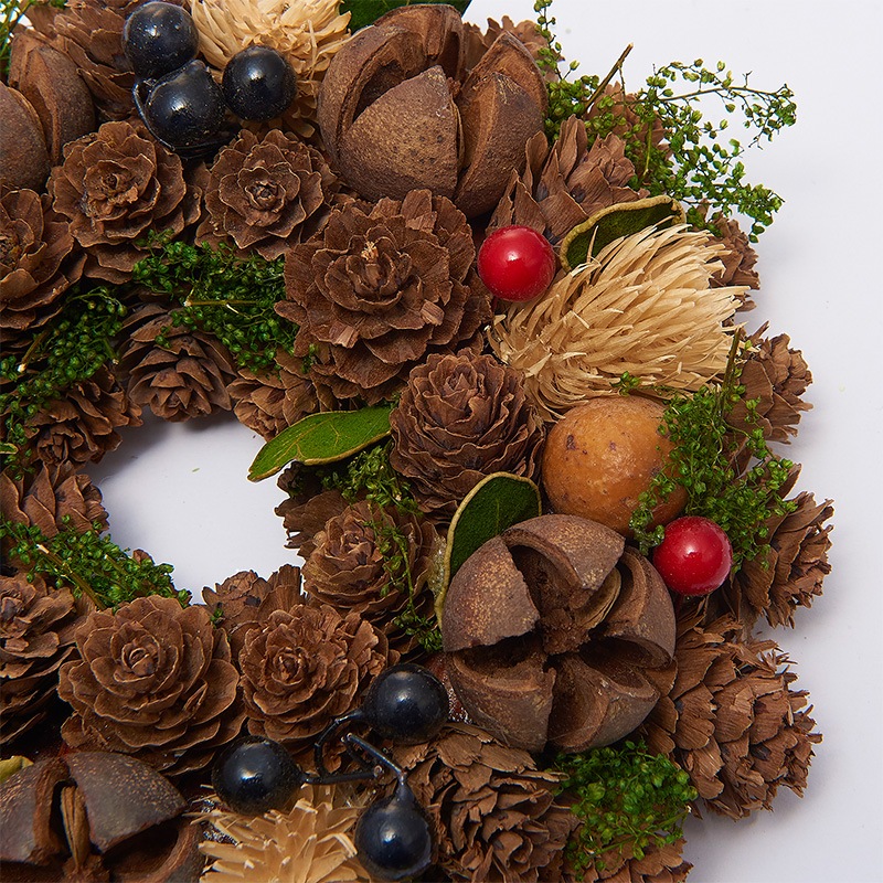 @ミニリースナチュラルクロスナッツ