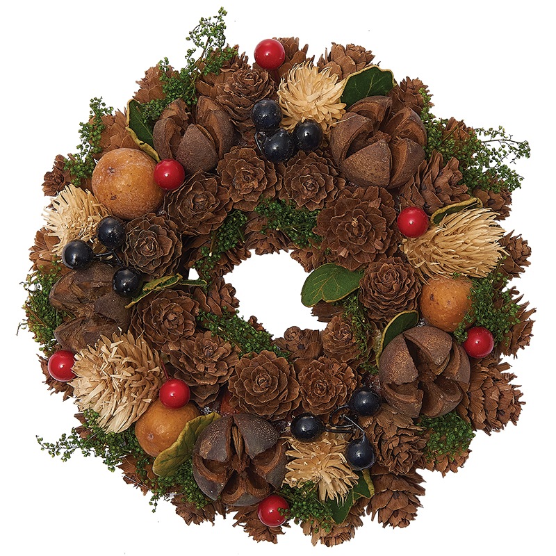 @ミニリースナチュラルクロスナッツ