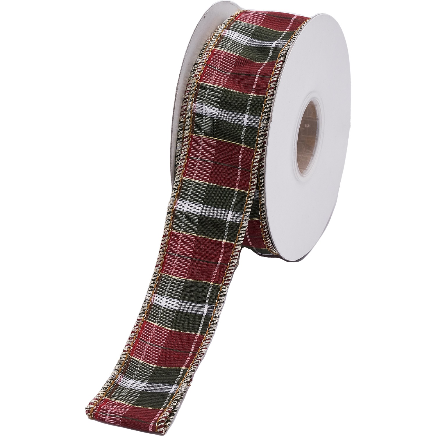 ワイヤー入りリボン DUPION METALLIC THREAD RIBBON RGR 3.8cm