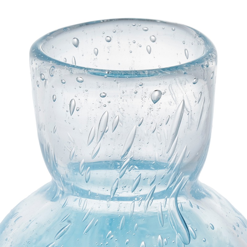DGニキュガラスφ9.5xH14.5 クリアーライトブルー | ガラスの花瓶・花器